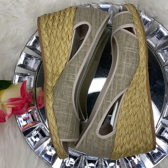 Donald J. Pliner Coraa Linen Espadrille Wedge Sandal 8.5M - Picture 13 of 13